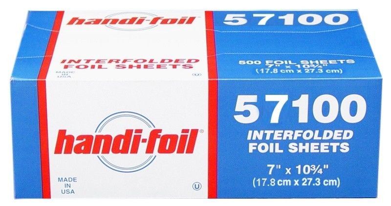 Handi-Foil 7" x 10.75" Pop-Up Foil Sheets 500 Sheets/PK