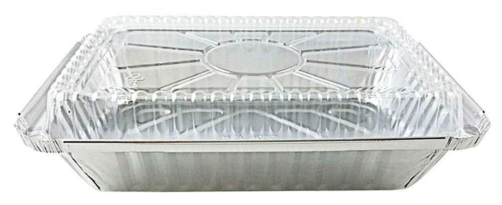 2 lb. Oblong Foil Take-Out Pan w/Dome Lid