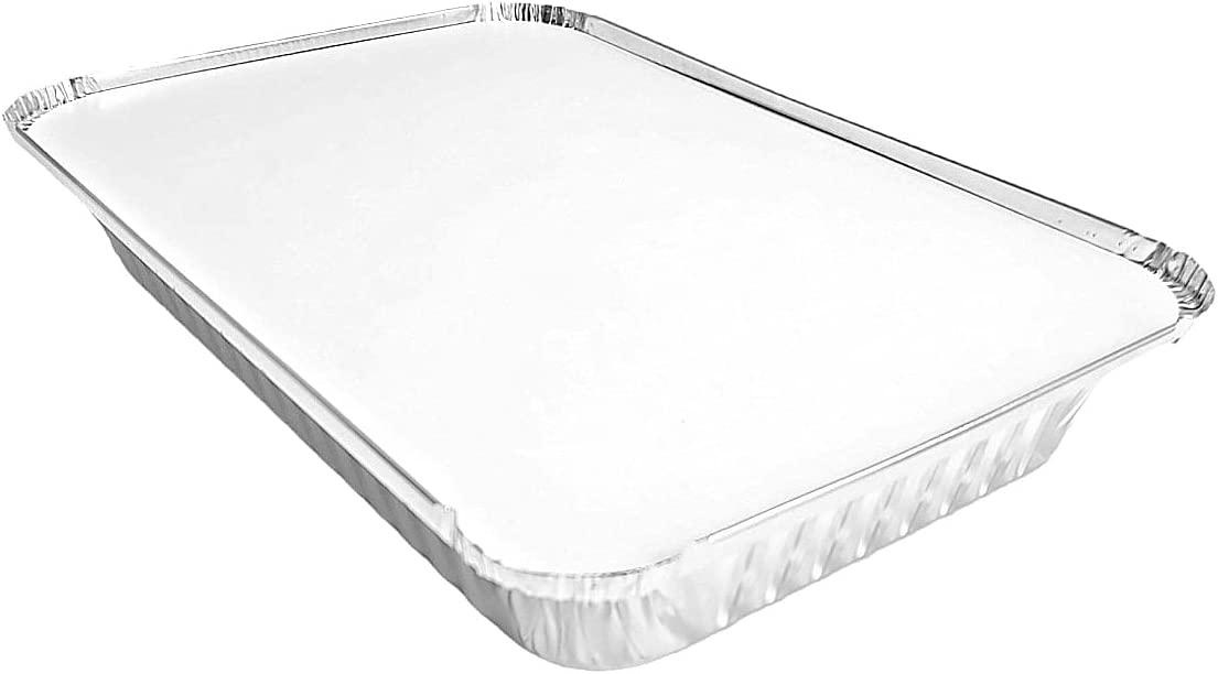 PTG 4 lb. Oblong Entrée Take-Out Foil Pan With BOARD Lid Combo 250/CS