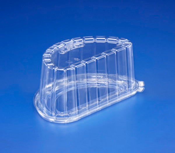 Inline Half Clear Cake 7" / 8" w/Clear Dome Lid