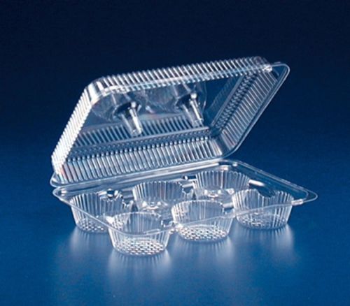 Inline SLP76 6-Cup Large Muffin Container