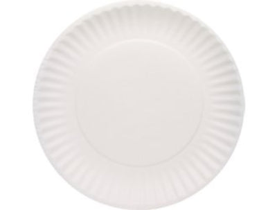 9" White Paper Plates 1200/CS