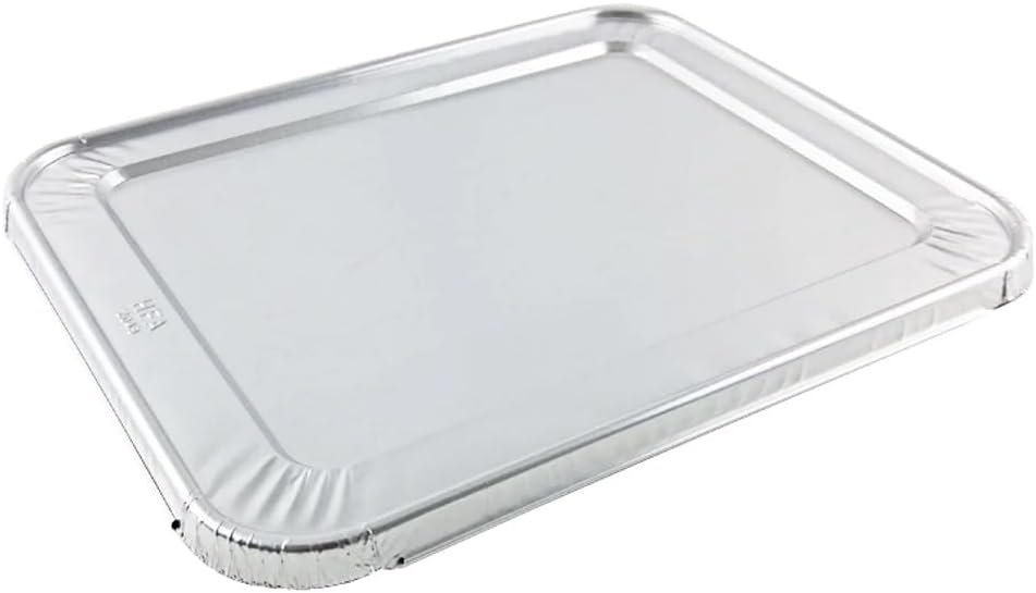 PTG Half-Size Extra-Deep Steam Table Aluminum Foil Pans With Lids 100/CS