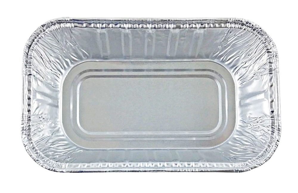 Pactogo 1 lb. Disposable Aluminum Foil Small Mini Loaf Bread
