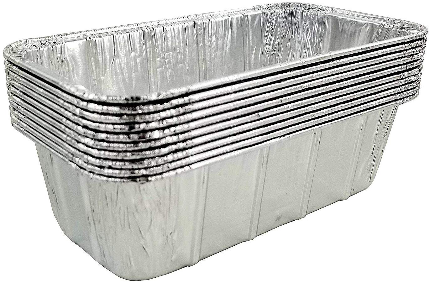 Durable 1 1/2 lb. Aluminum Foil Loaf Pan w/Dome Lid