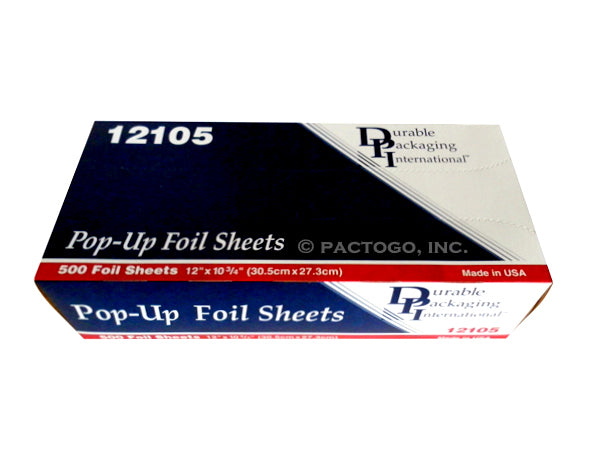 Durable 12" x 10.75" Pop-Up Foil Sheets