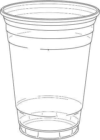 16 oz. Clear Drinking Cup 1000/CS