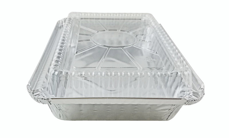 Choice Clear Dome Lid for 2.25 lb. Oblong Shallow Foil Pan - 500