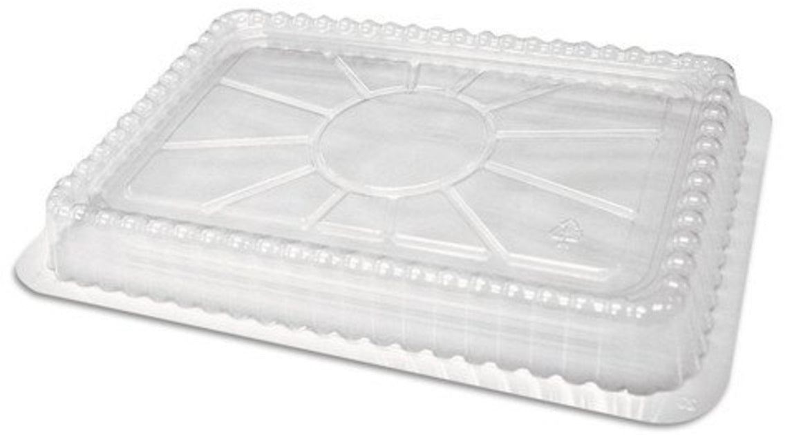 8" x 6" Dome Lid for Oblong Take-Out Foil Pan 500/CS
