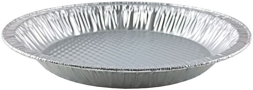 Handi-Foil 10" (Actual Top-Out 9-5/8 Inches - Top-In 8-3/4 Inches) Aluminum Foil Pie Pan 100/PK