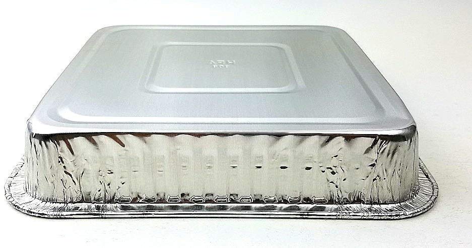 Durable 9 Square Holiday Foil Cake Pan With Dome Lid 50/CS – Foil