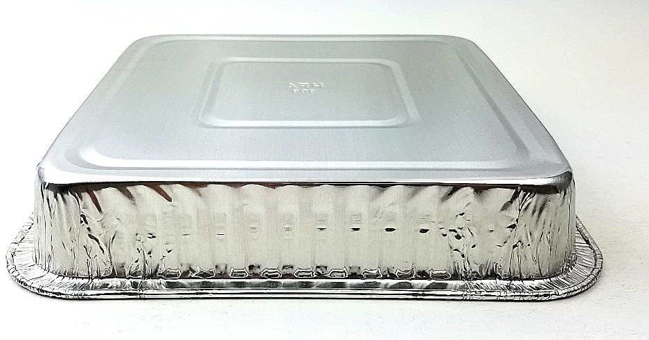 Durable 9 Square Cake Foil Pan 1 3/4 Deep 50/PK –