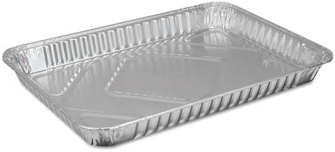 Handi-Foil Square Disposable Aluminum Foil Cake Pan w/Clear Dome Lid 50/PK