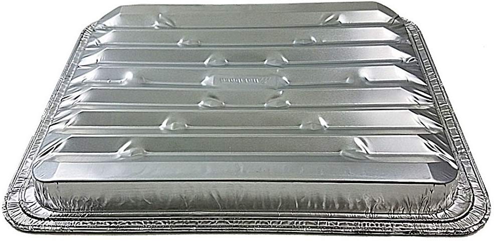 Large Rectangular Disposable Aluminum Foil Steam Table Baking Roast Pans with Flat Lids Half Size 13 x 10 25 Pack