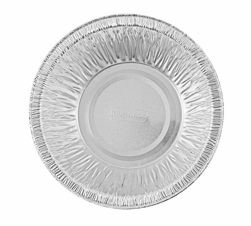 Durable 4 7/8" Foil Tart Pan 1 1/4" Deep With Clear Dome Lid 125/PK