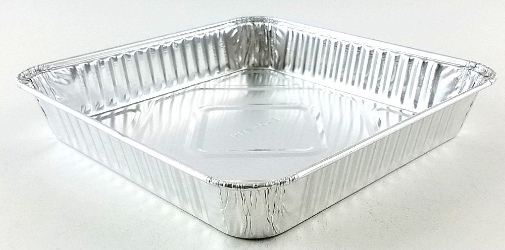 Handi-Foil 8 Square Cake Foil Pan 1-1/4 Deep 500/CS –