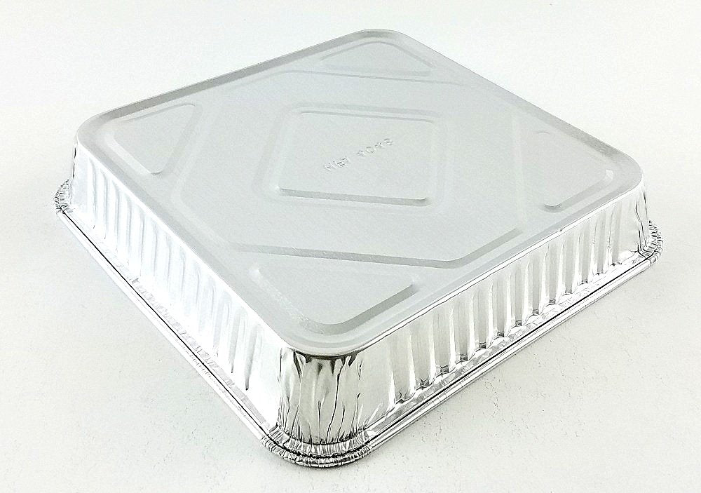 Handi-Foil 8 Square Cake Foil Pan 1-1/4 Deep 500/CS –