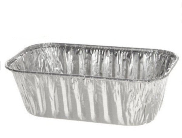 Pactogo 1 lb. Disposable Aluminum Foil Small Mini Loaf Bread