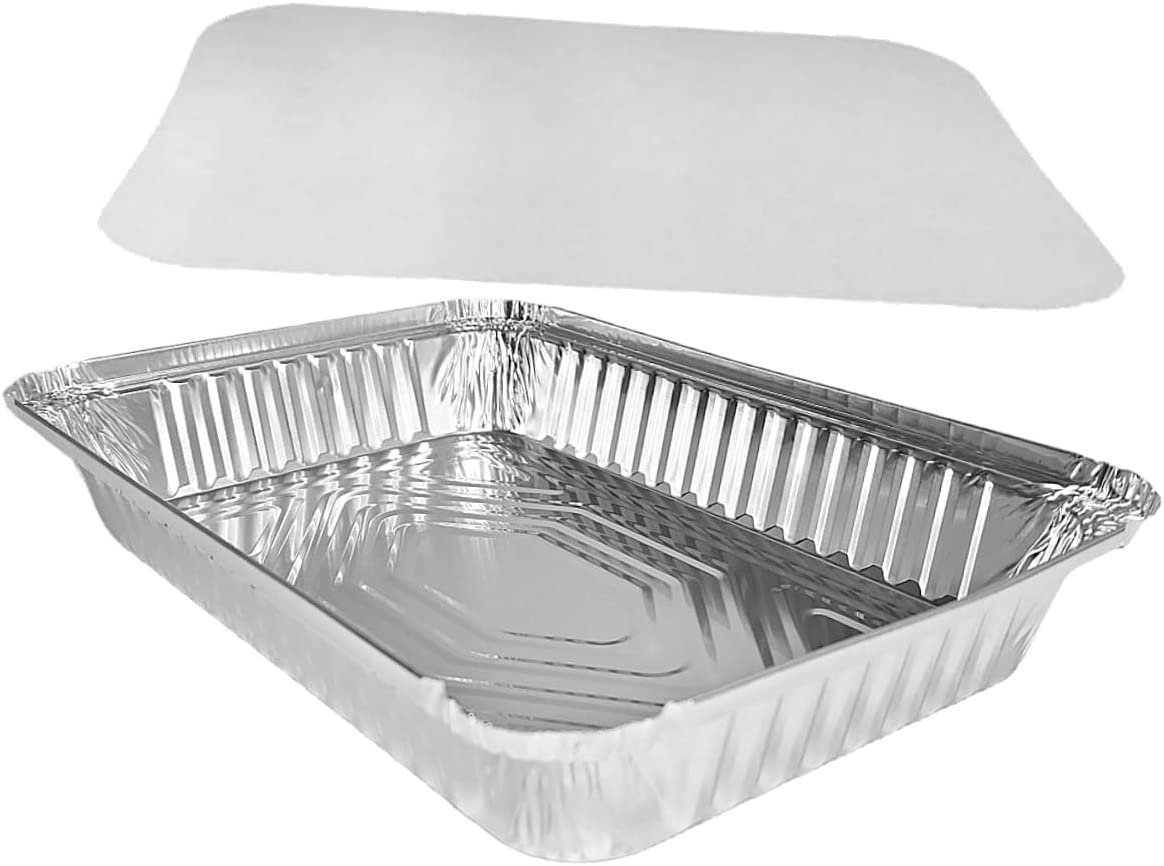 PTG 4 lb. Oblong Entrée Take-Out Foil Pan w/Dome Lid Combo 250/CS –