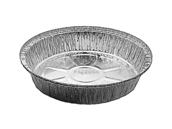 Choice 8 Round Heavy Weight Foil Take-Out Pan - 500/Case