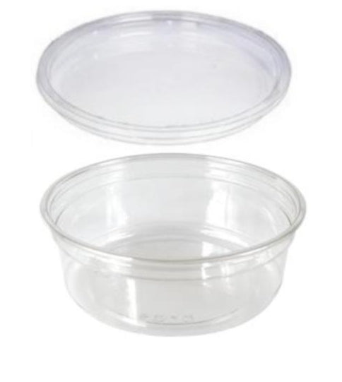 8 oz Deli Container with Clear Lid