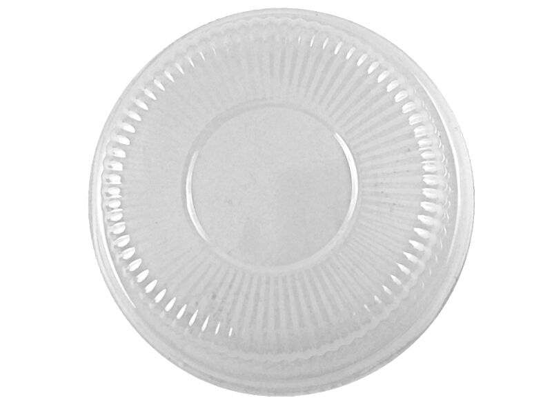 4 oz. Aluminum Foil Utility Cup w/Clear High Dome Lid 100/PK
