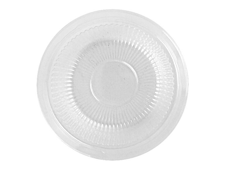 4 oz. Aluminum Foil Utility Cup w/Clear High Dome Lid 100/PK