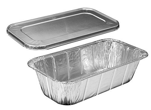 Pactogo Aluminum Foil Pans - Full-Size Deep Disposable Steam Table Pans for Baking, Roasting, Broiling, Cooking, 20.5 x 13 x 3.3 Inches - Heavy Duty