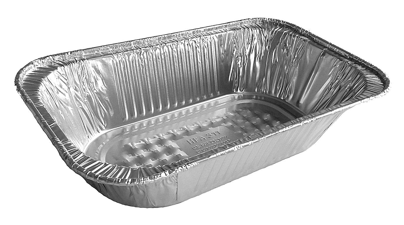 Quarter-Size Deep Steam Table Aluminum Foil Pan 100/PK