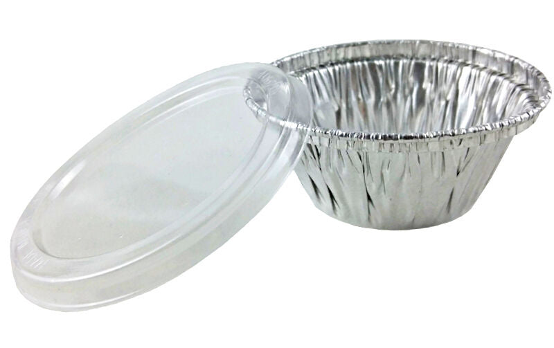 Handi-Foil 3½ oz. Aluminum Foil Utility Cup w/Clear Plastic Lid 200/PK