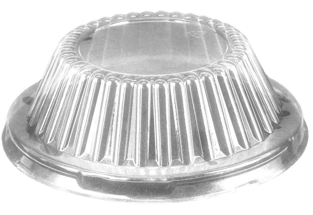 Handi-Foil 5 3/4" Aluminum Foil Pot Pie Pan With Clear Dome Lid 125/PK