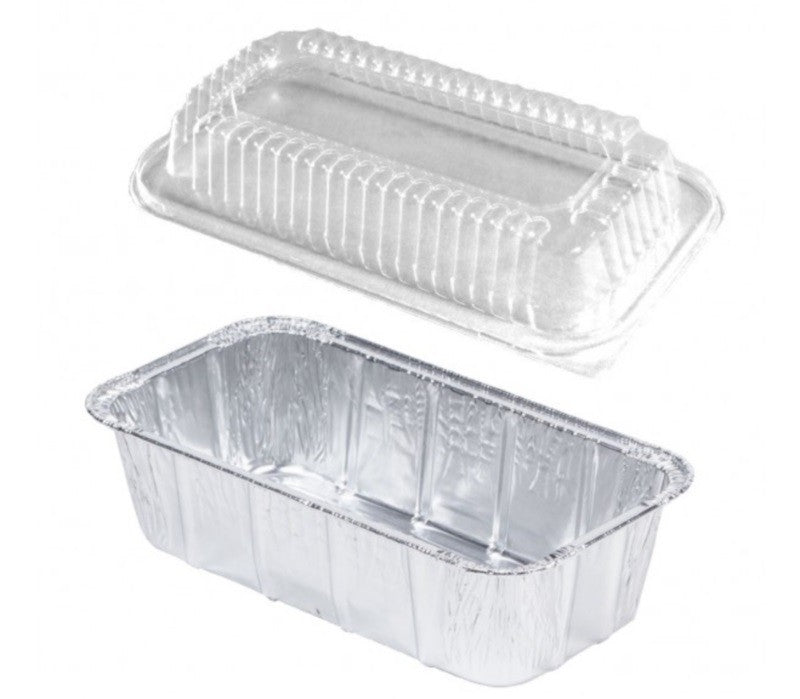 1 1/2 lb. Aluminum Foil Loaf Pan - Disposable Bread Baking Tin 50