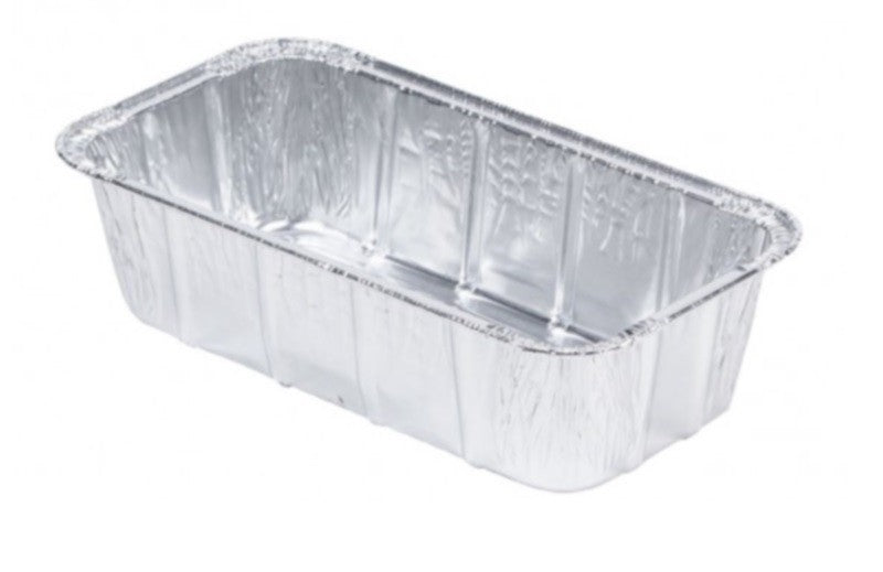 Choice 2 lb. Aluminum Foil Loaf Pan - 500/Case