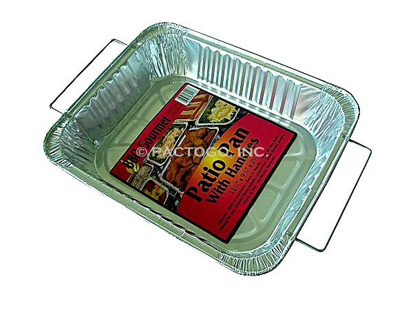 BBQ Patio Foil Pan w/ Handles