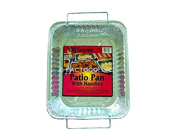 BBQ Patio Foil Pan w/ Handles