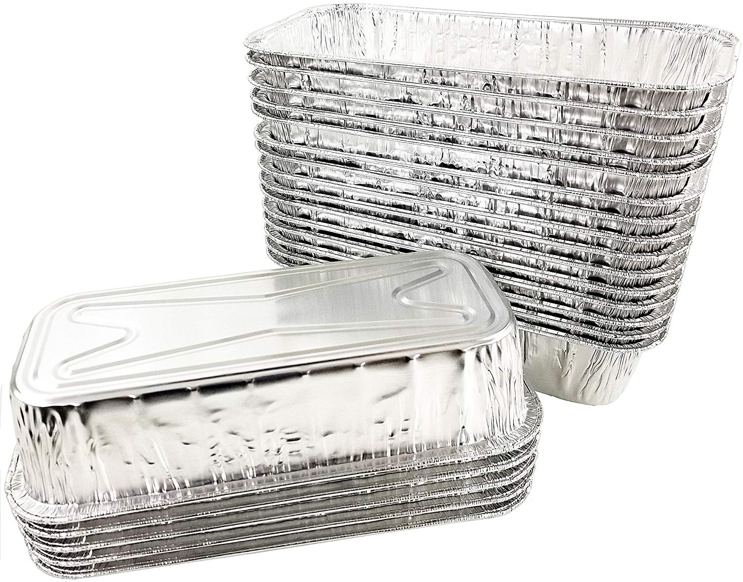 D&W Fine Pack A89 11 x 5 All-Purpose Aluminum Foil Loaf Drip Pan