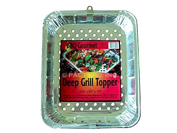 Deep Grill Topper BBQ Foil Pan