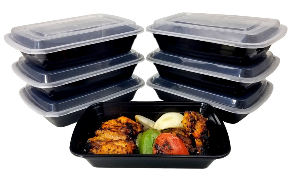 8-3/4 x 6 x 1-4/5 – 32 OZ - Rectangular Plastic Food Takeout