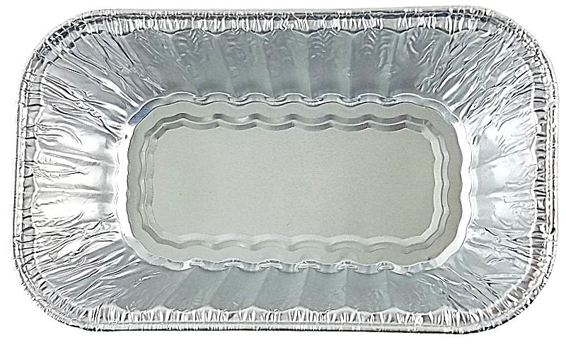 Pactogo 1 lb. Red Aluminum Foil Holiday Mini-Loaf Snowflake Pan With Clear  Low Dome Lid 50/PK