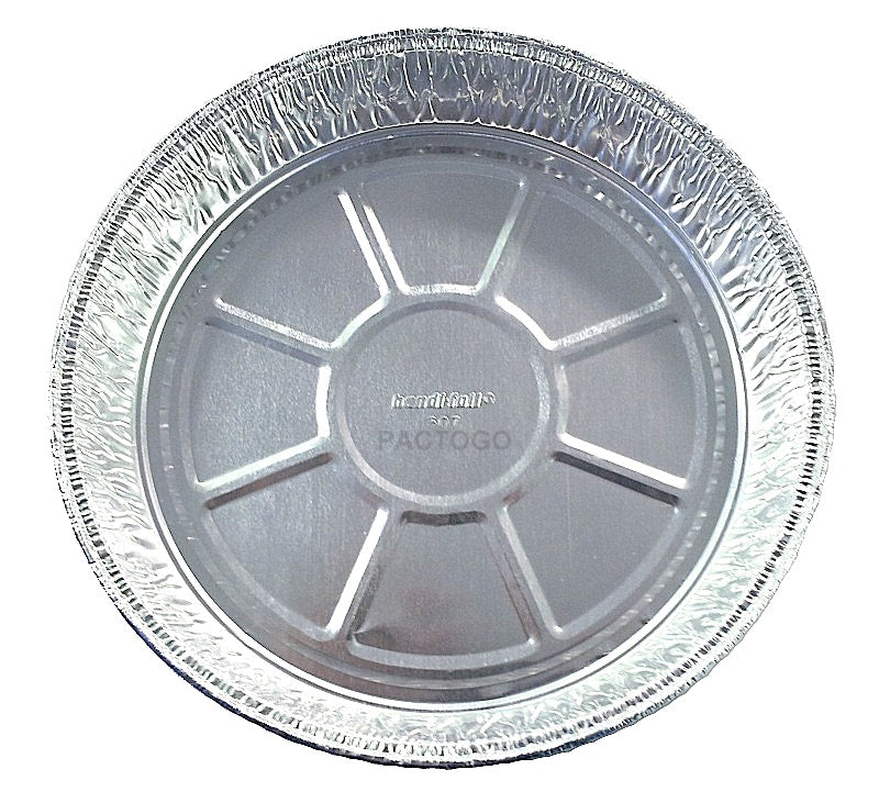 Choice 9 Round Heavy Weight Foil Take-Out Pan - 500/Case