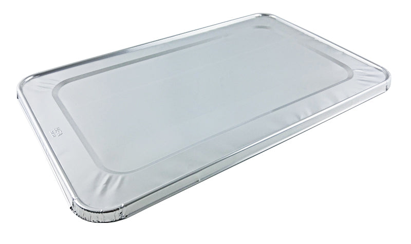Disposable 1/2 Size Steam Table Foil Pan with Foil Lid Medium Depth #4255L
