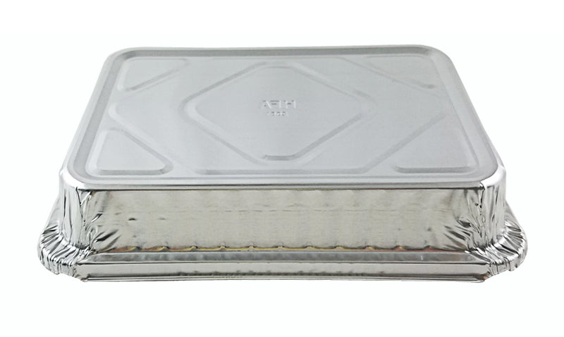 Durable 1 1/2 lb. Aluminum Foil Loaf Pan w/Dome Lid 500/CS