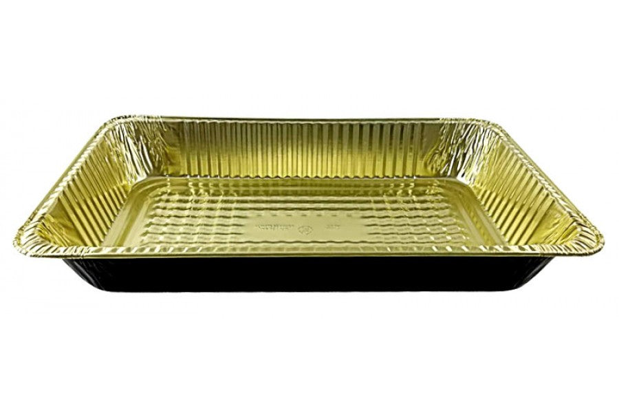 Handi-Foil Full-Size Deep Black Gold Steam Table Foil Pan 50/CS