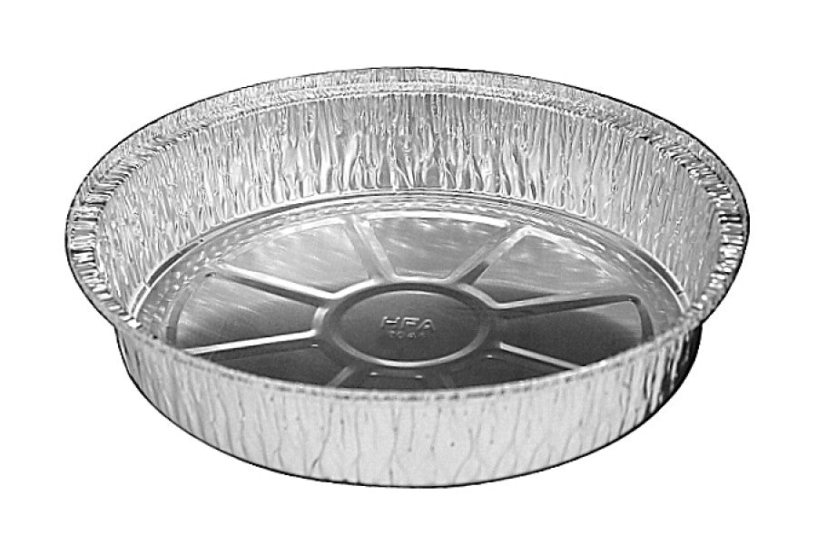 Choice 8 Round Heavy Weight Foil Take-Out Pan - 500/Case