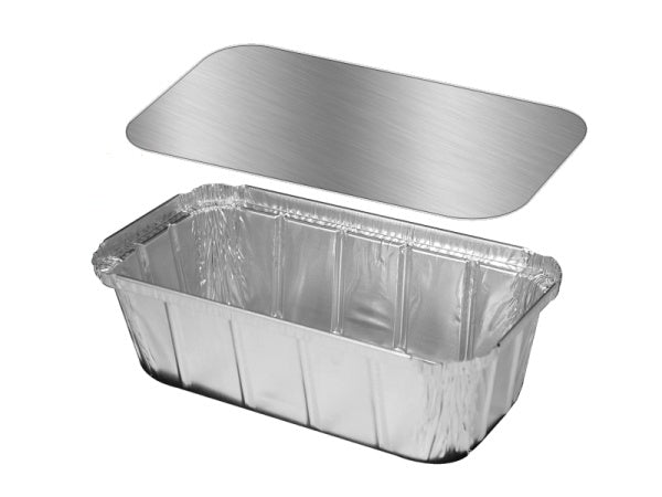 Handi-Foil 1 1/2 lb. Aluminum Foil Loaf Pan IVC