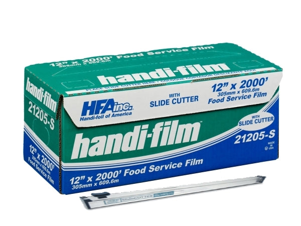 HFA Handi-Film 12 x 2000' Food Service Plastic Film Wrap w/Safety