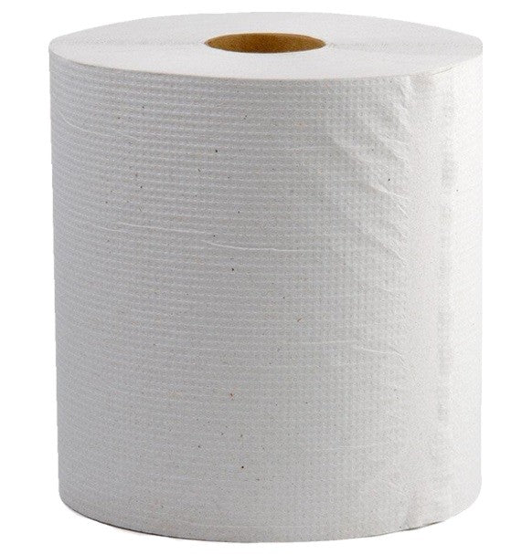 10"x 600' White Paper Hand Towel For Automated Dispensers 6/CS