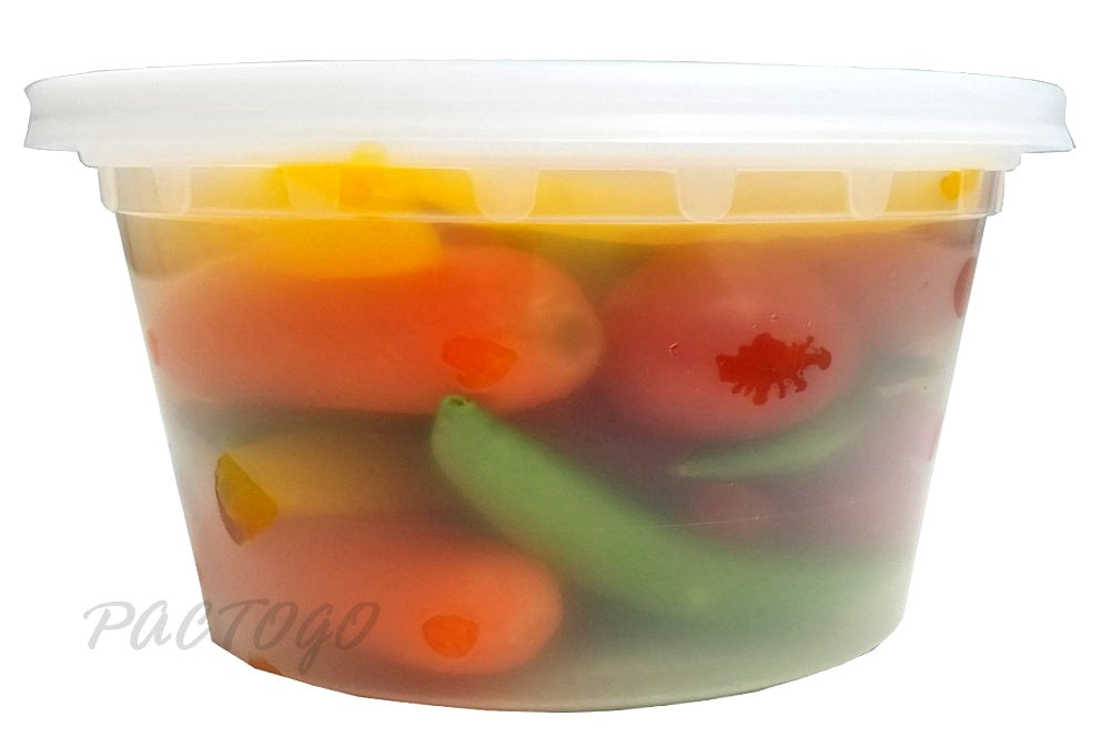 12 oz. Microwaveable Soup Container Combo