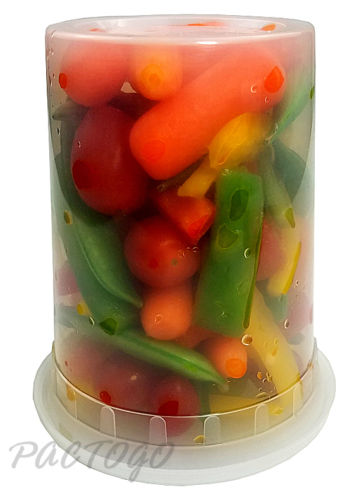 32 oz. Round Microwaveable Soup Container w/Lid