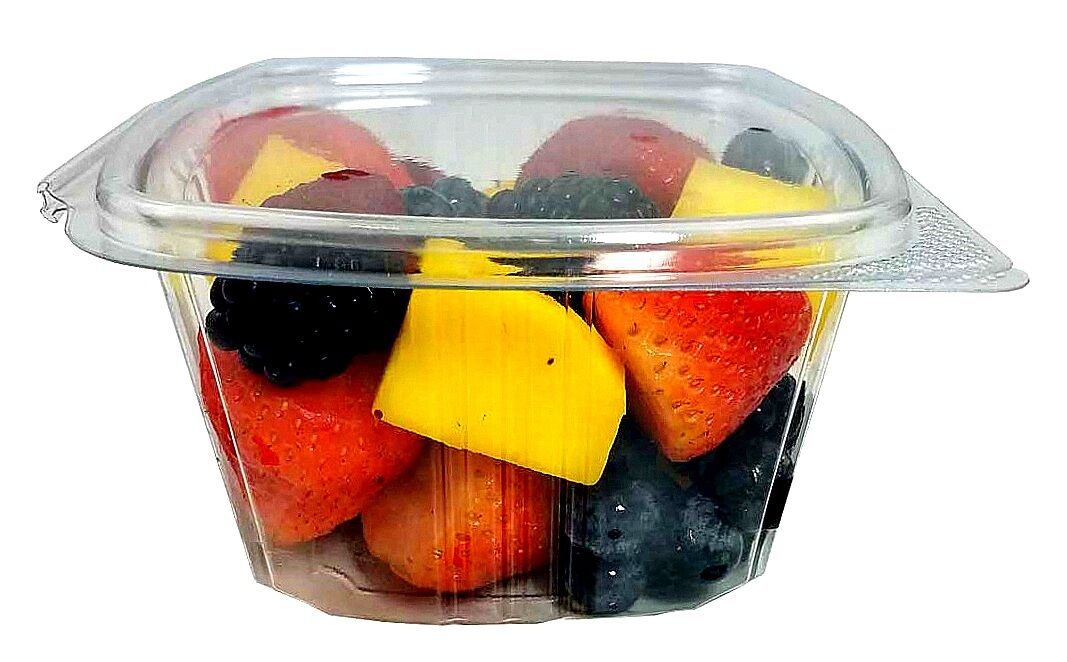 16oz Plastic Hinged Deli Containers